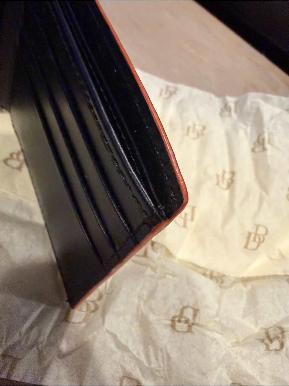 Dooney & Bourke Men’s Black Smooth Leather Bi-Fold Wallet - NEW with Tags